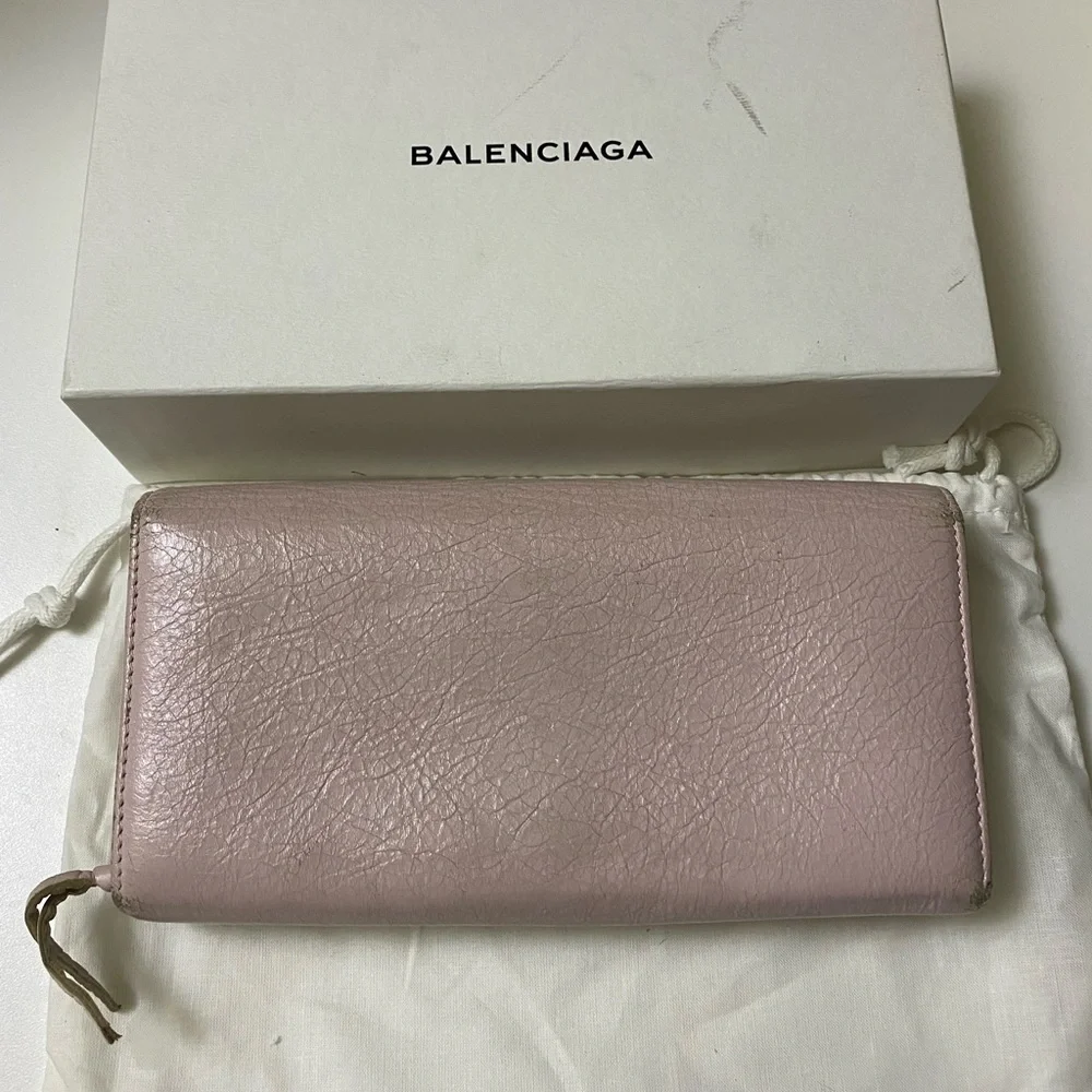 FLASH SALE! 🥳 Balenciaga Long Leather Wallet. Light Blush Pink/Nude. - Picture 6 of 16